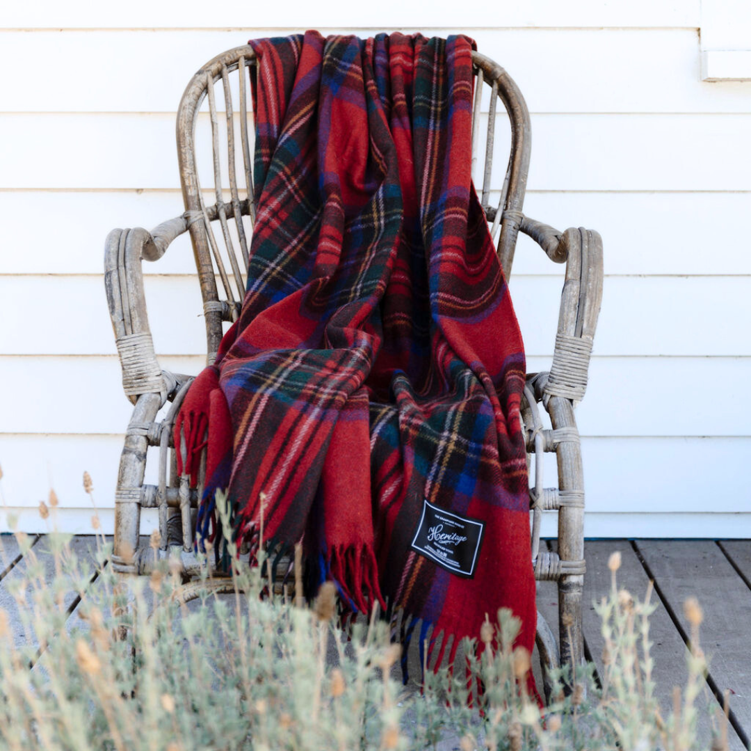 Heritage Collection | Recycled Wool Tartan Blankets | Traditional