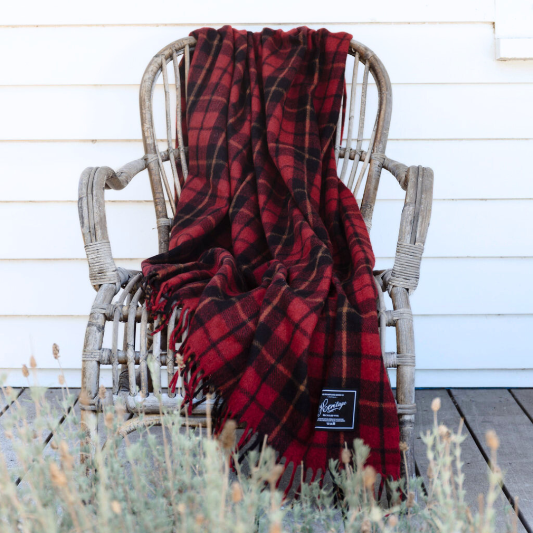 Heritage Collection | Recycled Wool Tartan Blankets | Rebellion