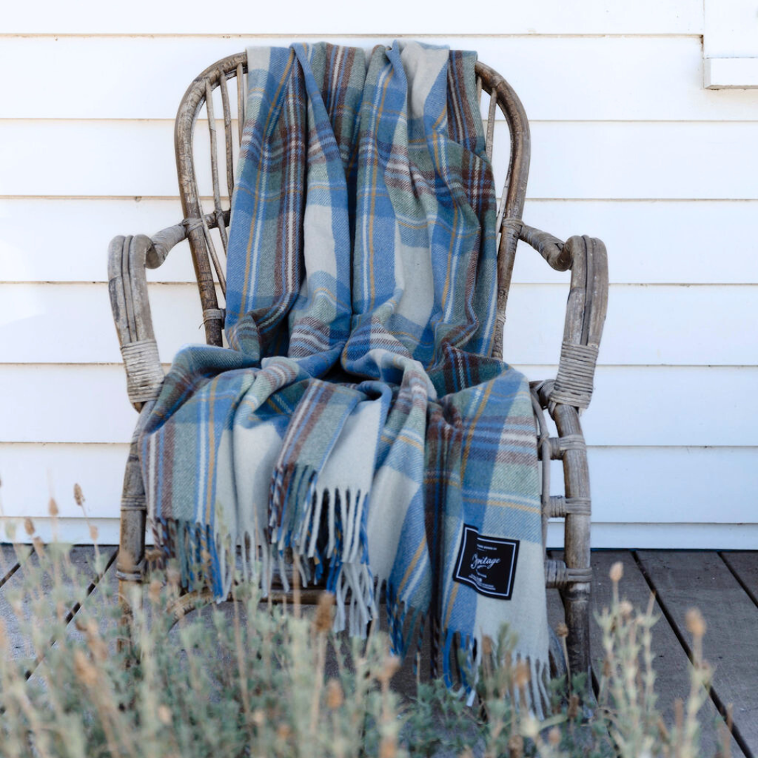 Heritage Collection | Recycled Wool Tartan Blankets | Spring