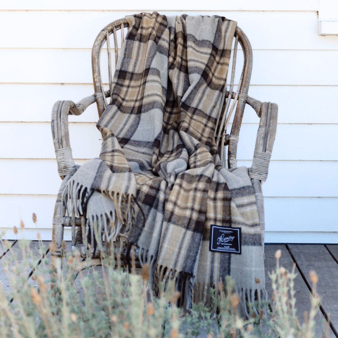 Heritage Collection | Recycled Wool Tartan Blankets | Winter