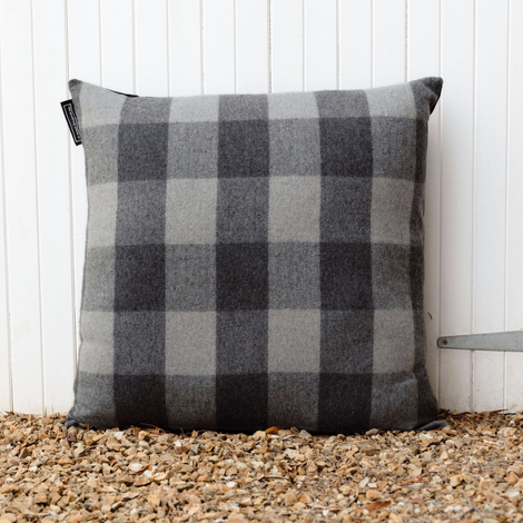 GGCo. Tartan Paddock Pillow™️ (Cover Only) | Smoke