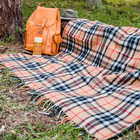 Heritage Collection | All-Weather Adventure Blankets | Camel