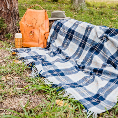 Heritage Collection | All-Weather Adventure Blankets | Navy