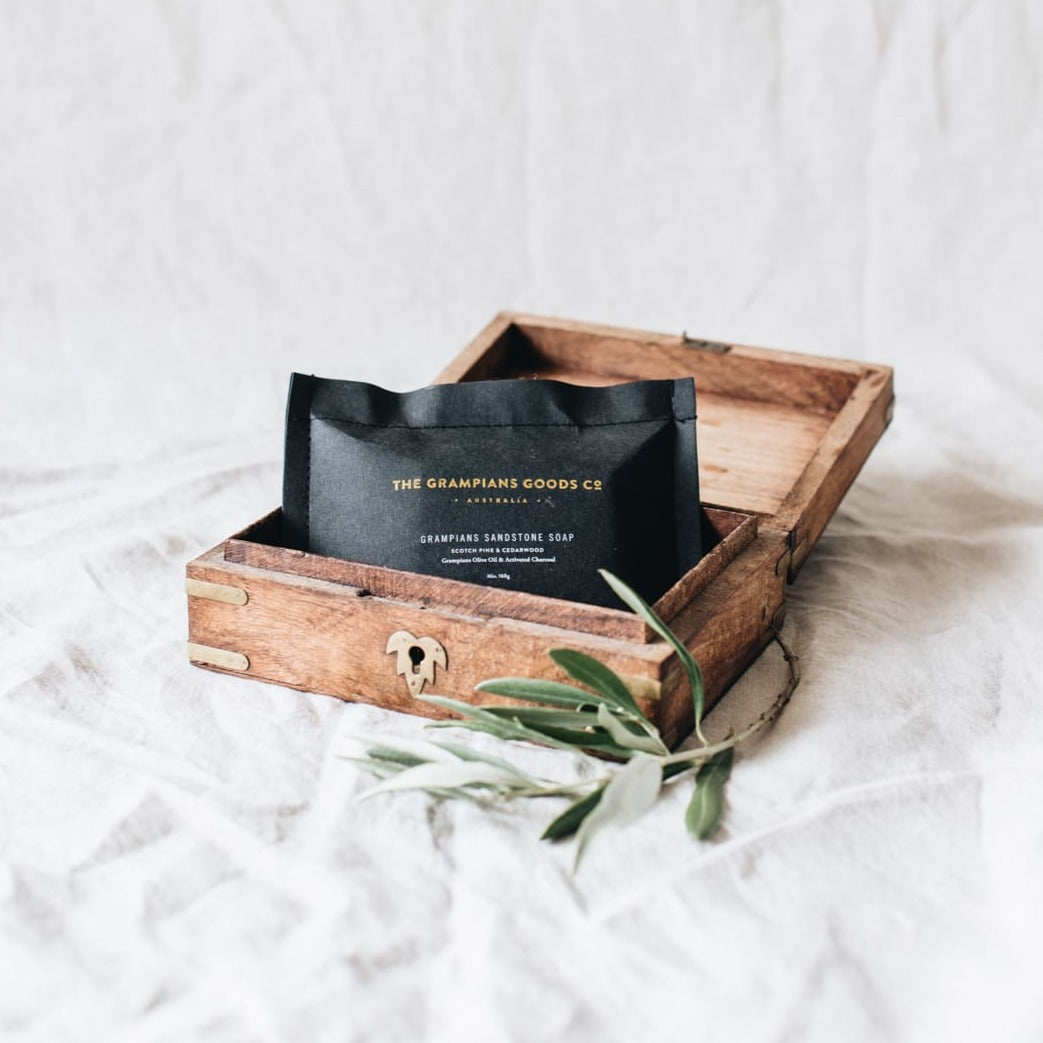 Sandstone Soap Scrub | Scotch Pine & Cedarwood