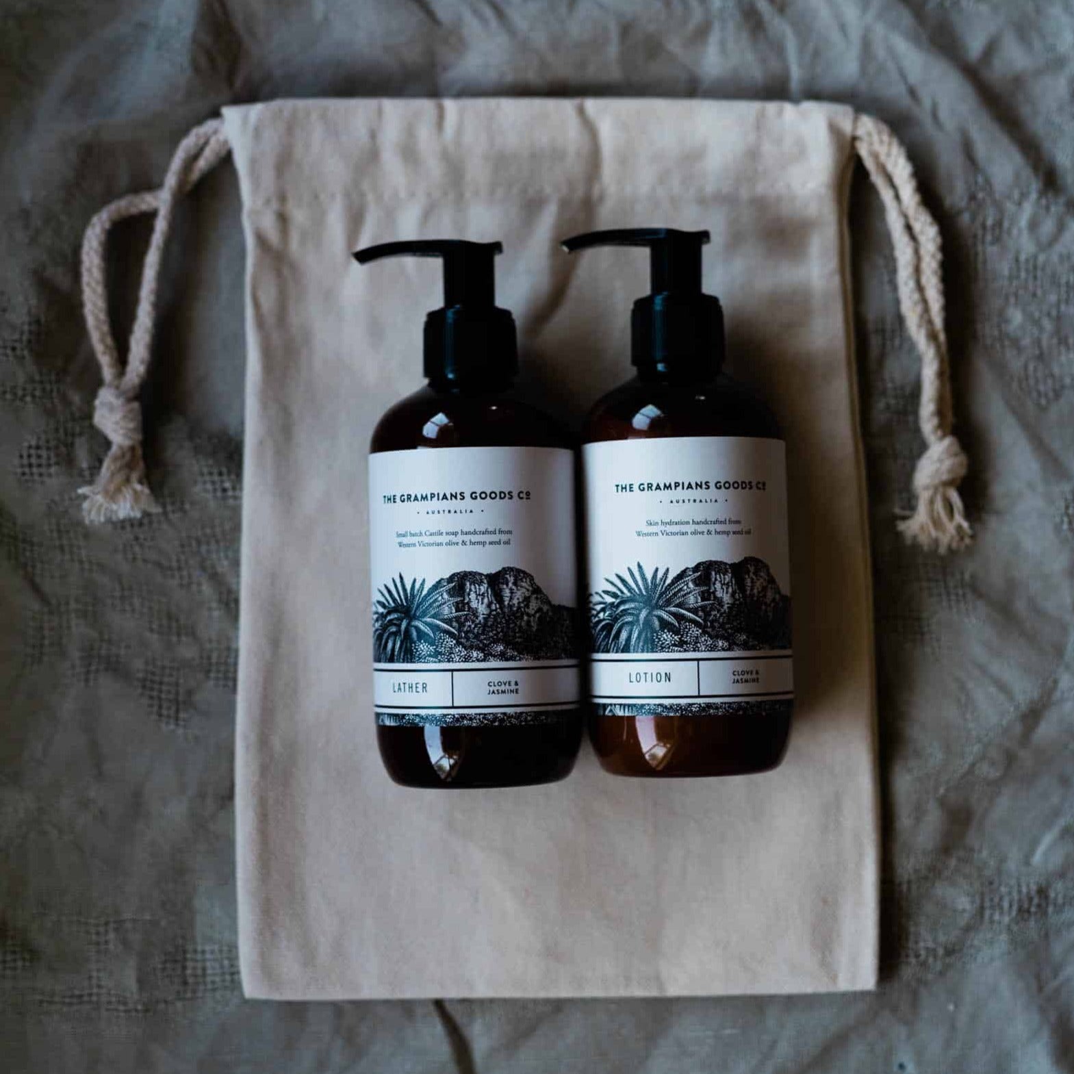 Grampians Grown Luxe Lather//Lotion Duet | Grapefruit & Geranium