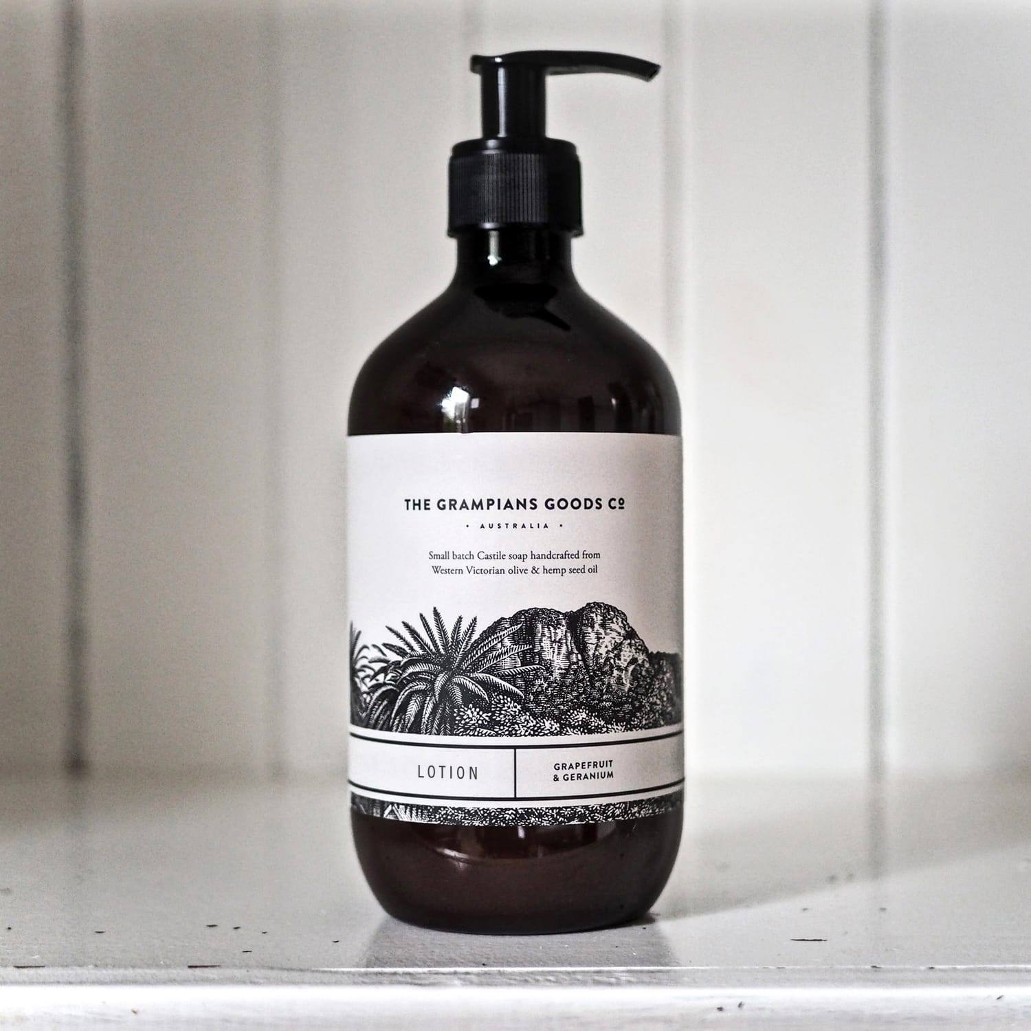 Grampians Grown Luxe Lotion | Grapefruit & Geranium | 250ml