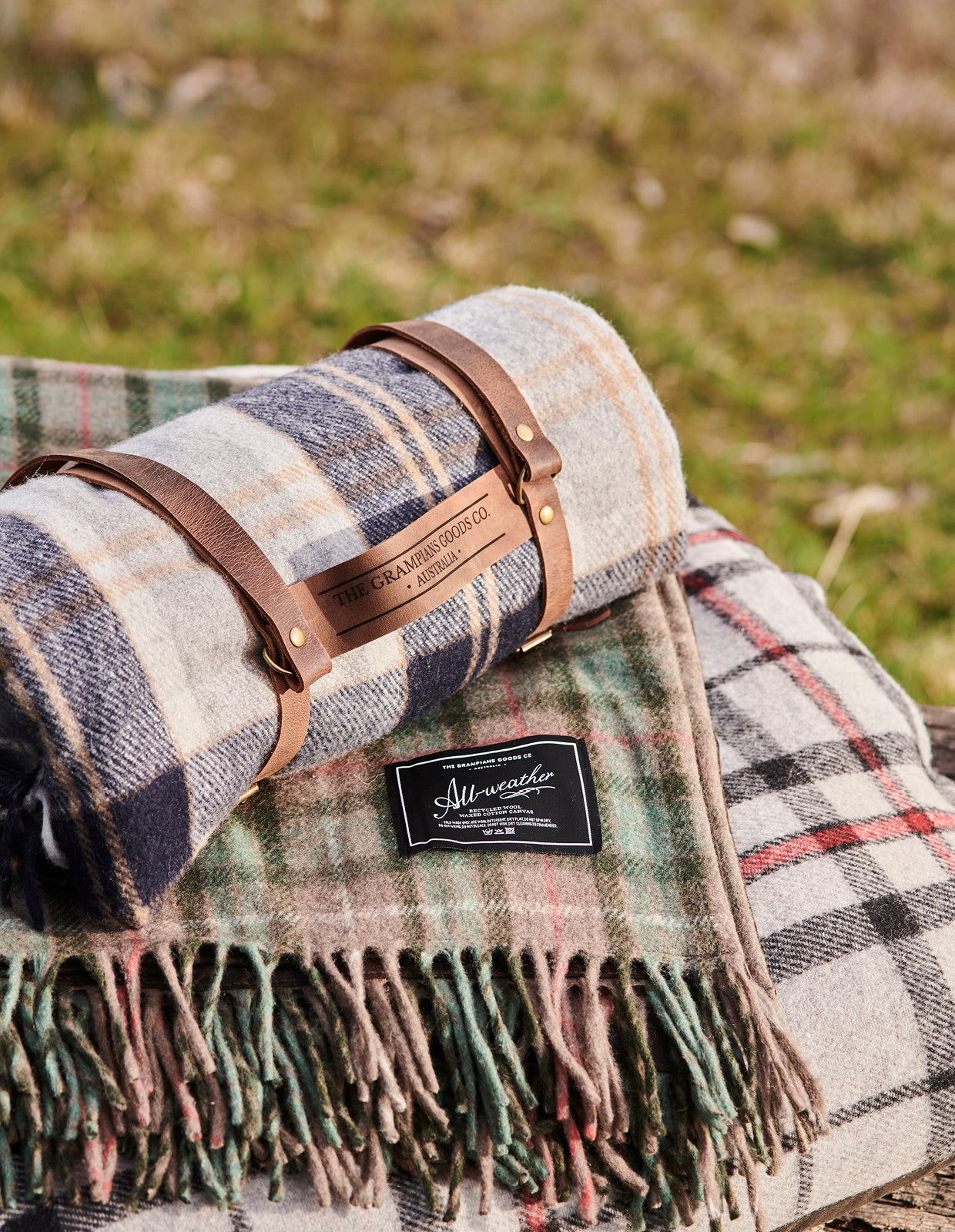 Why a Grampians Goods Co. Recycled Wool Tartan Blanket Is the Perfect Father's Day Gift