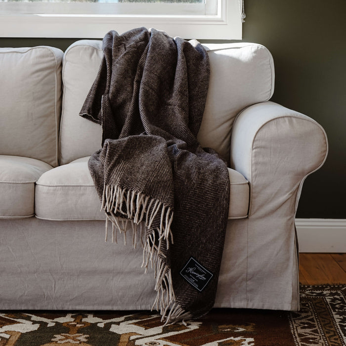 What size wool blanket should you choose for your bed or sofa?