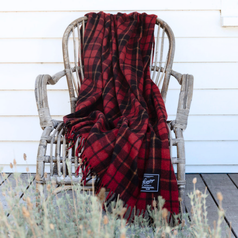 Heritage Collection | Recycled Wool Tartan Blankets | Rebellion