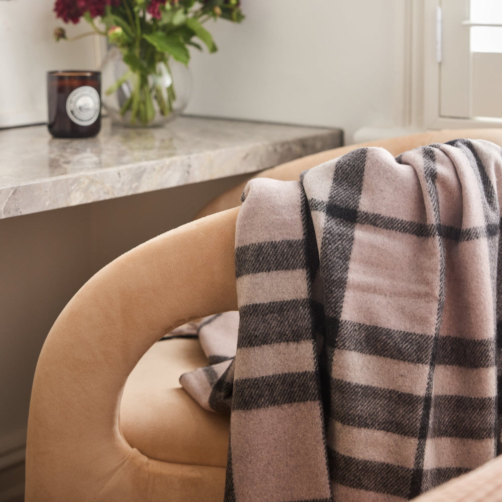 Petal | Limited Edition Heritage Collection | Recycled Wool Tartan Blankets