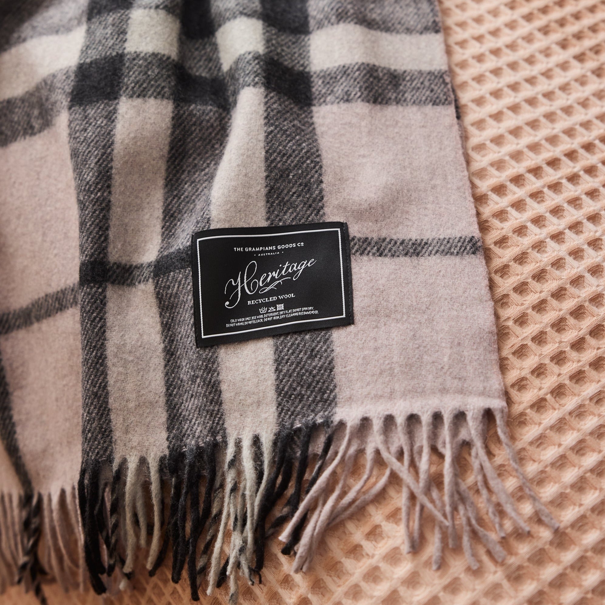 Petal | Limited Edition Heritage Collection | Recycled Wool Tartan Blankets