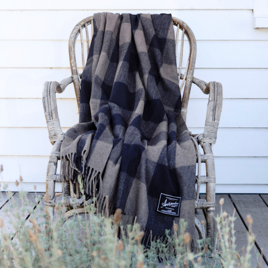 Antipodean Collection | Recycled Wool Check Blankets | Bellfield