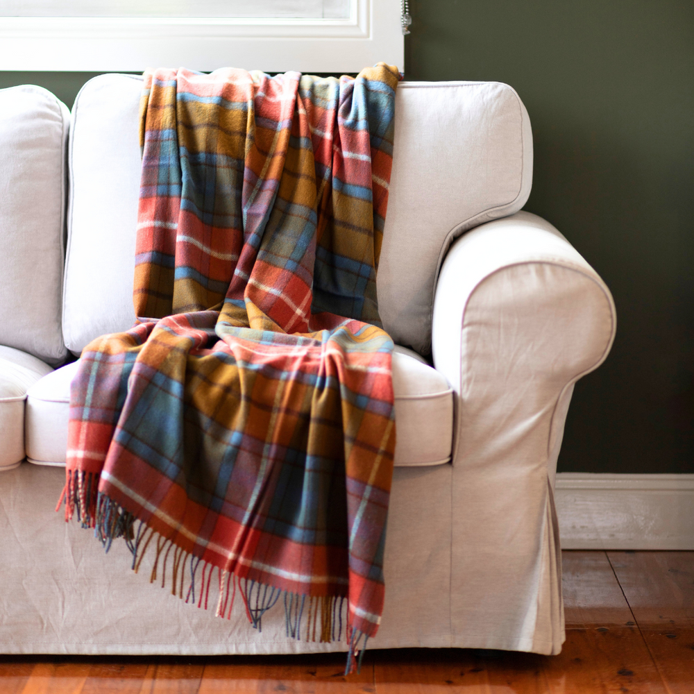 Heritage Collection | Merino Wool Tartan Throws | Autumn