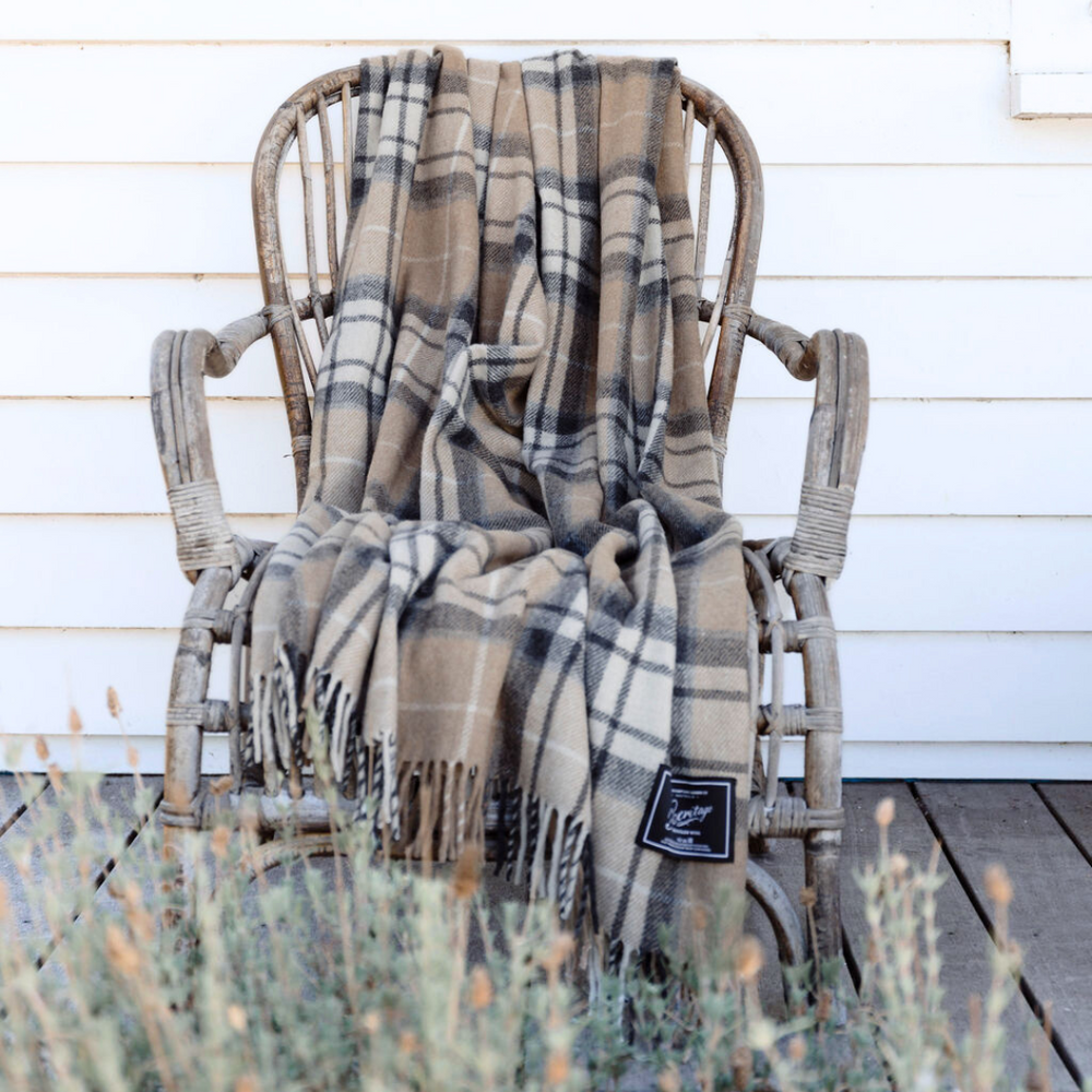 Heritage Collection | Recycled Wool Tartan Blankets | Cabin