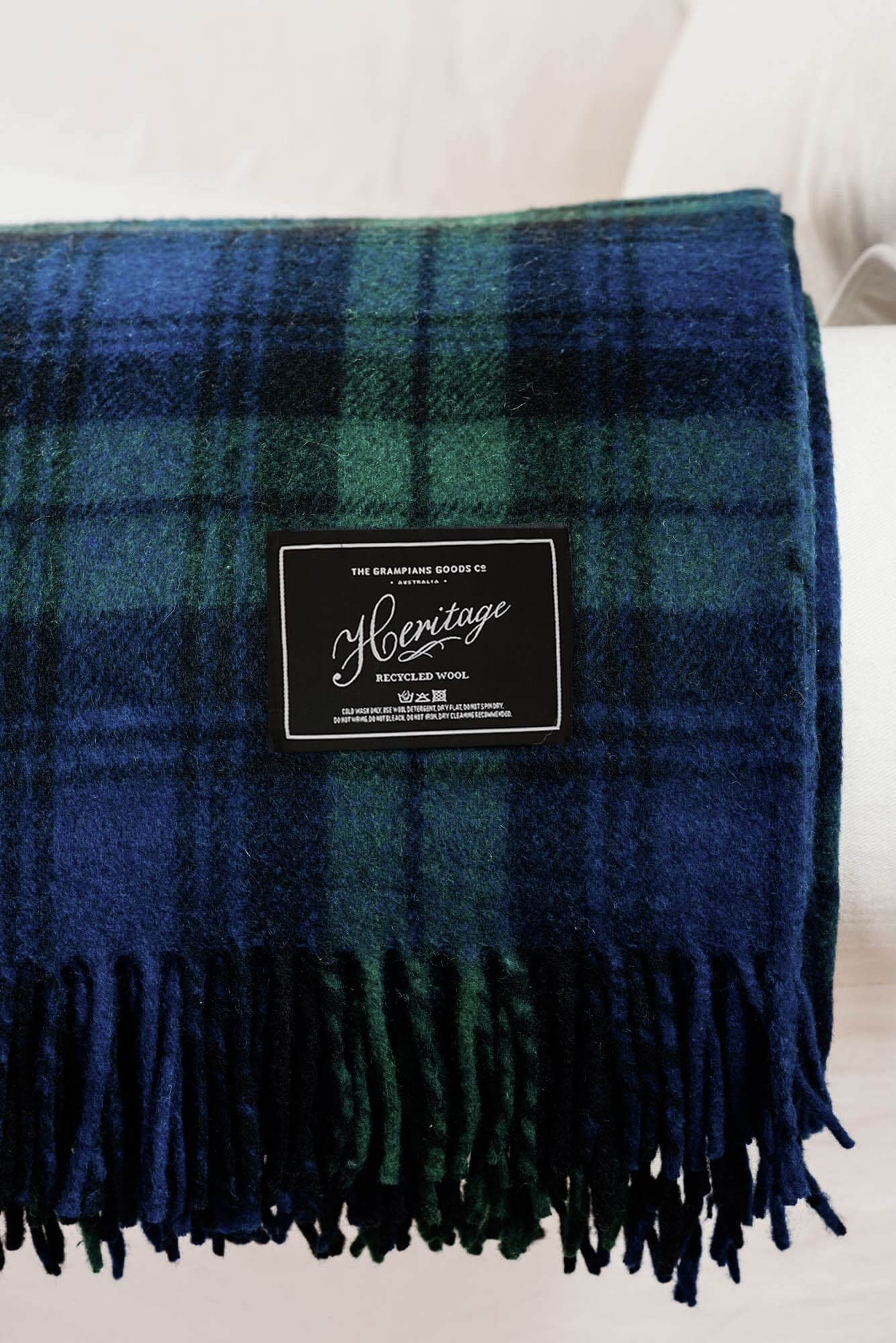 Heritage Collection Recycled Wool Tartan Blankets Forest The heritage-collection-recycled-wool-tartan-blankets-forest-the