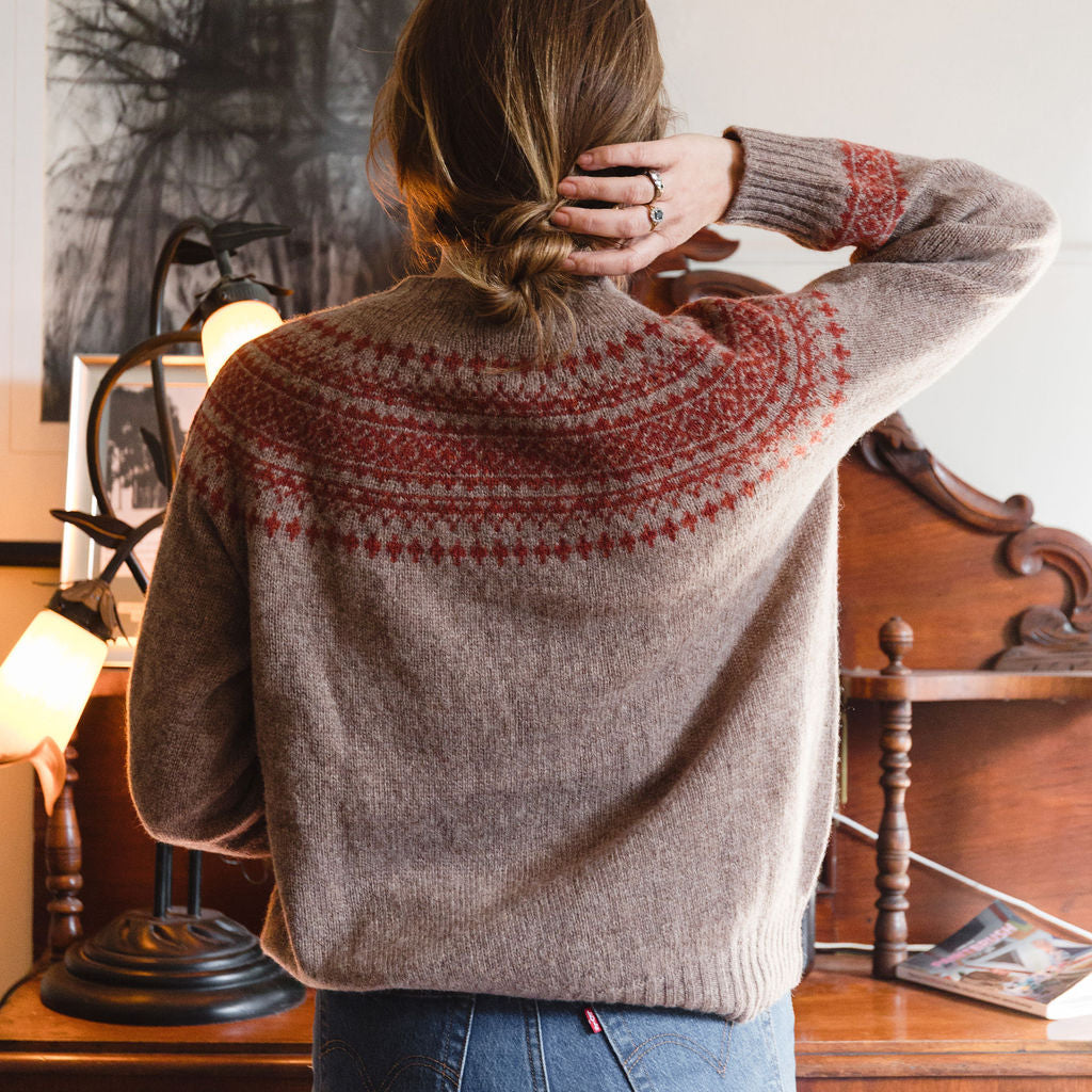 Pure Wool Fair Isle Knit | Rye