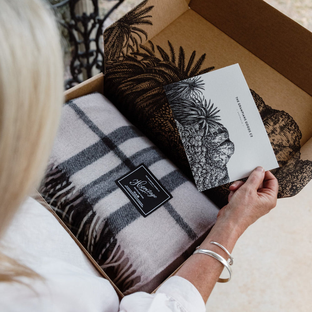 Petal | Limited Edition Heritage Collection | Recycled Wool Tartan Blankets