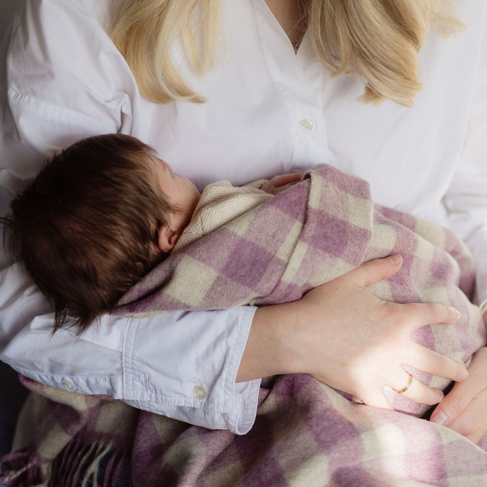 Merino Wool Baby Blanket | Iris