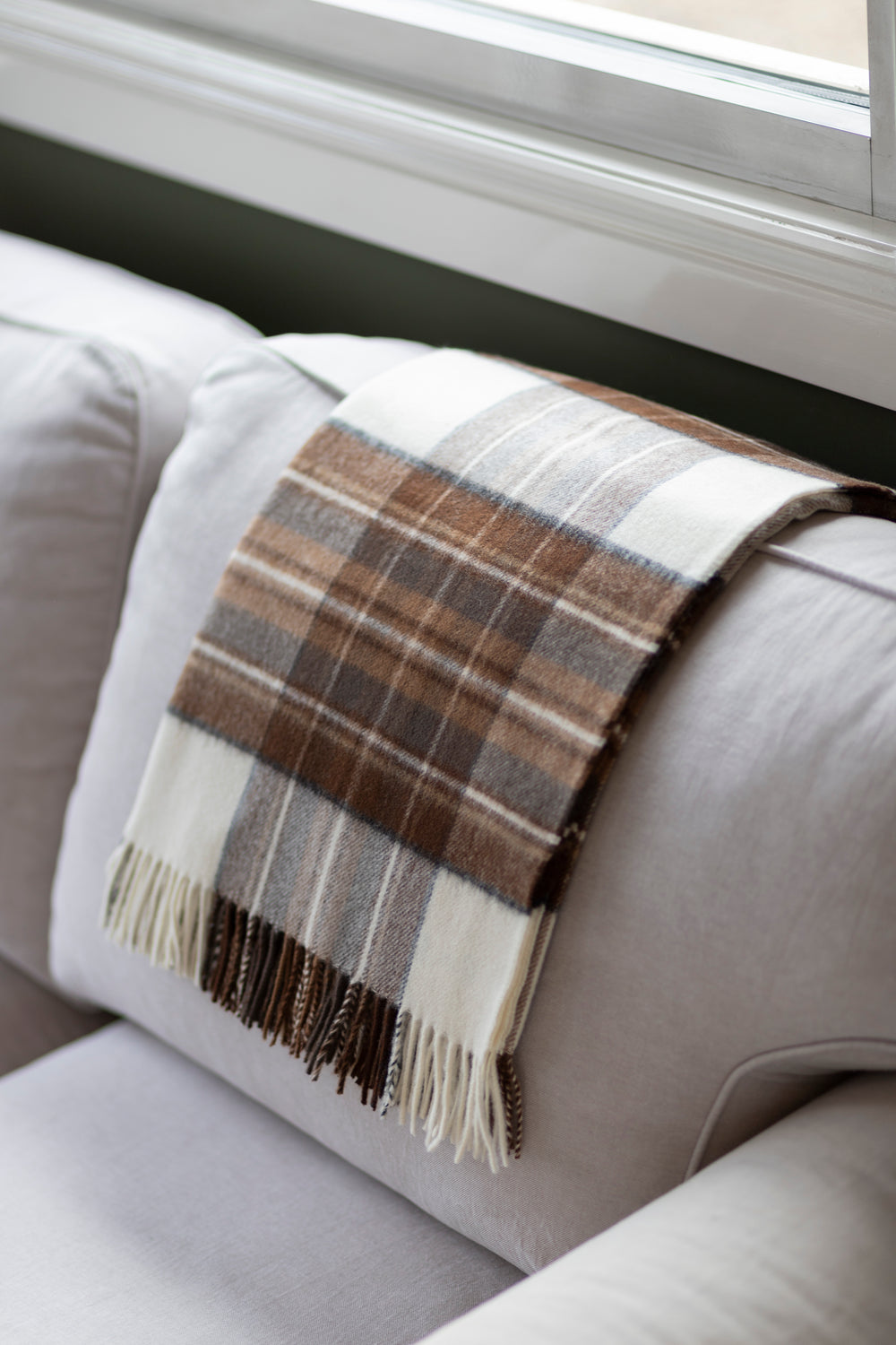 Heritage Collection | Merino Wool Tartan Throws | Malt