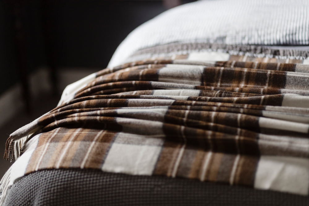 Heritage Collection | Merino Wool Tartan Throws | Malt