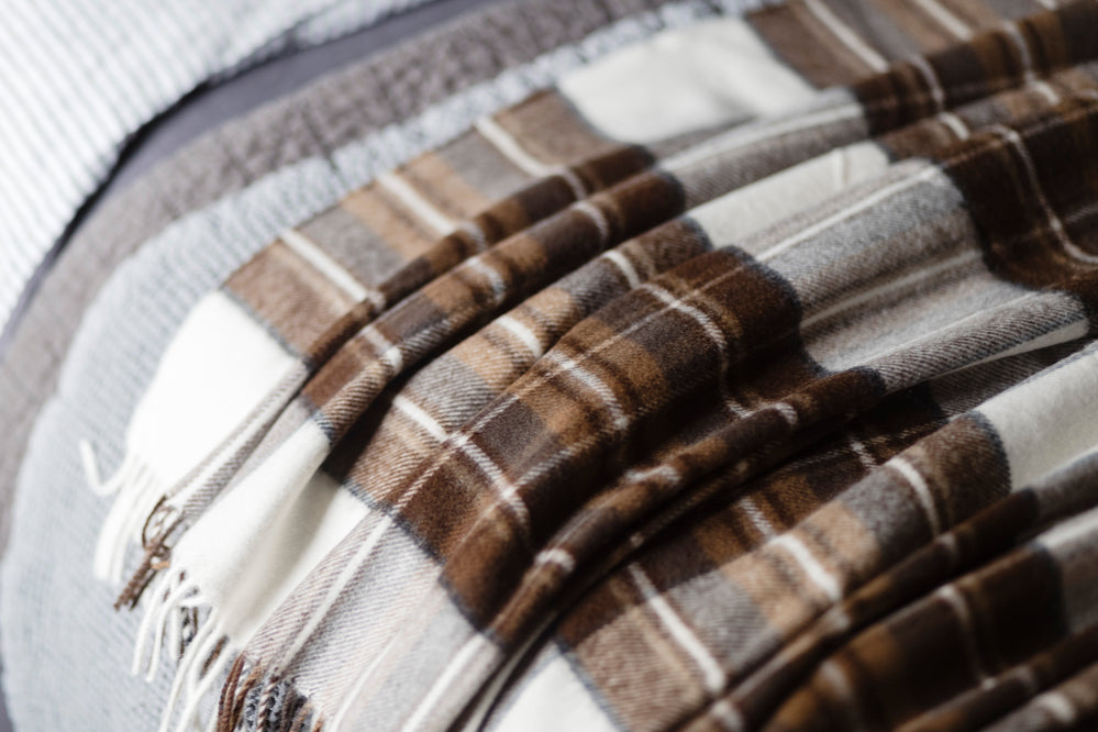 Heritage Collection | Merino Wool Tartan Throws | Malt
