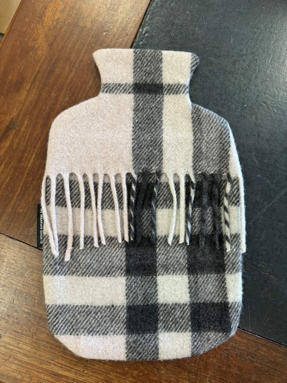 Recycled Wool Tartan Hot Water Bottle Covers | Petal