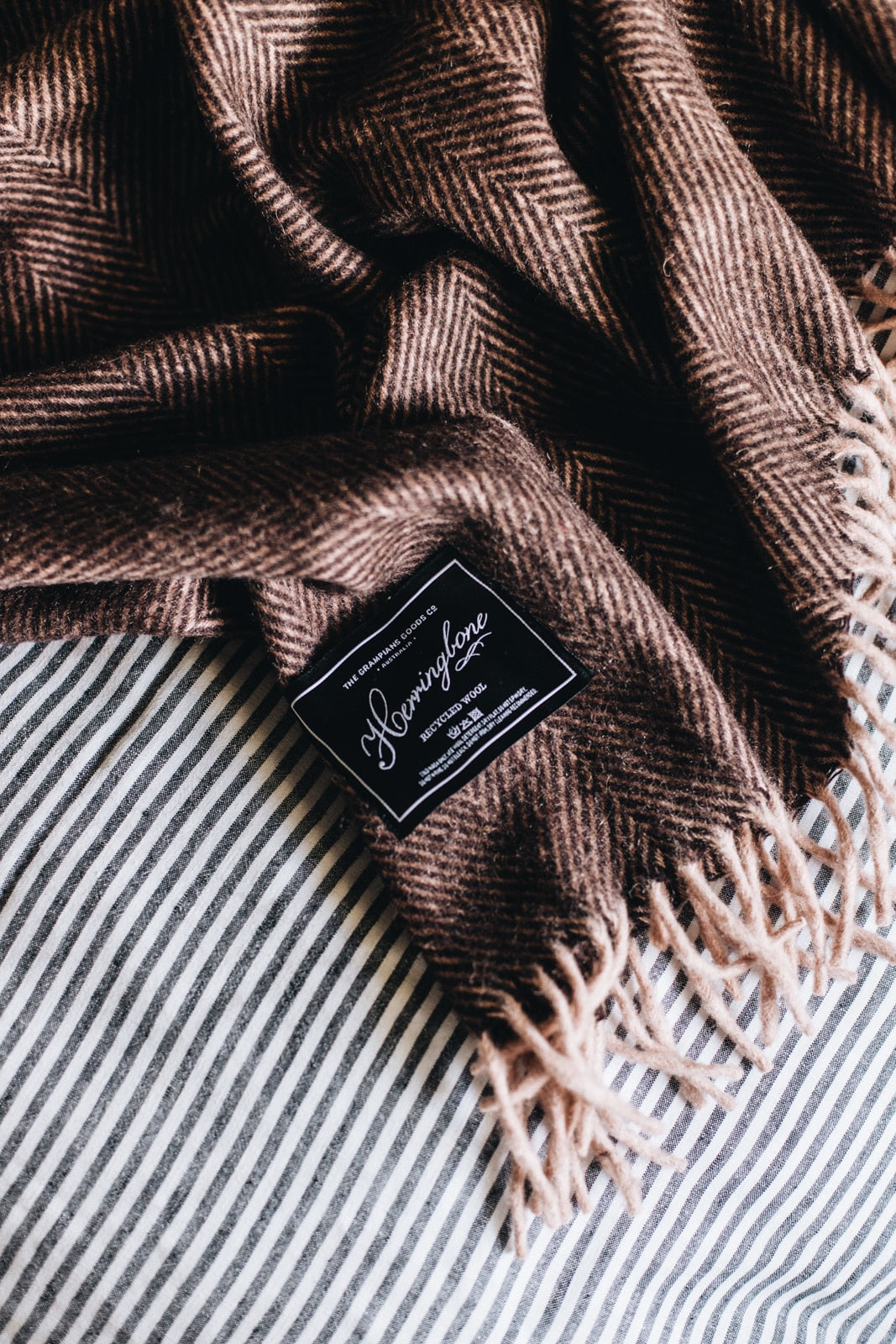 Herringbone Collection | Recycled Wool Blankets