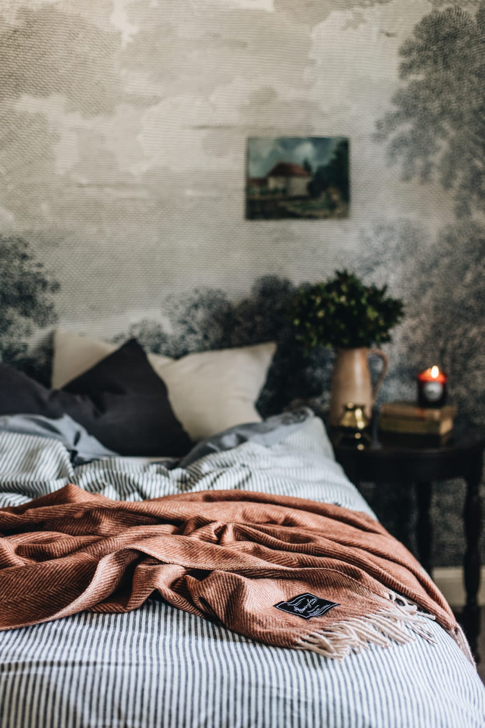 Herringbone Collection | Recycled Wool Blankets | Russet