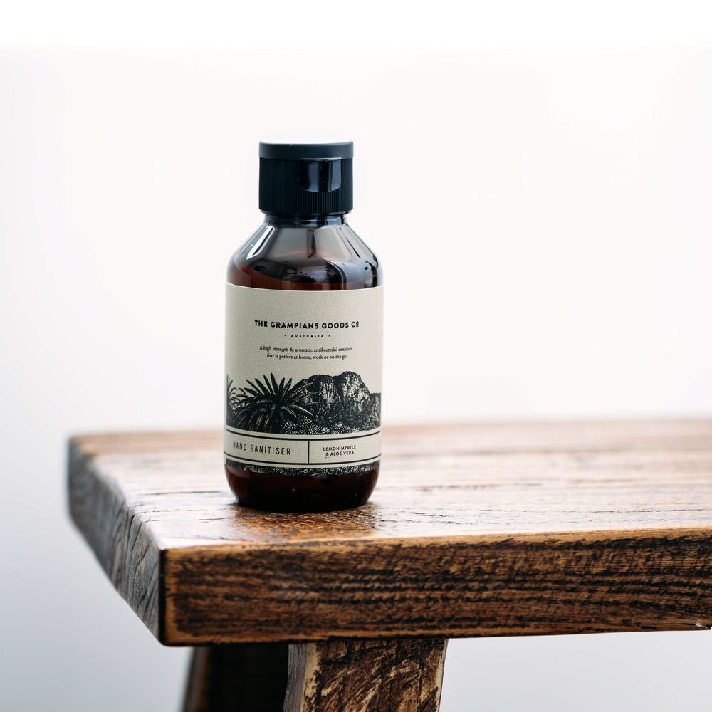 Australian Lemon Myrtle and Aloe Vera Hand Sanitiser | 100ml Mini