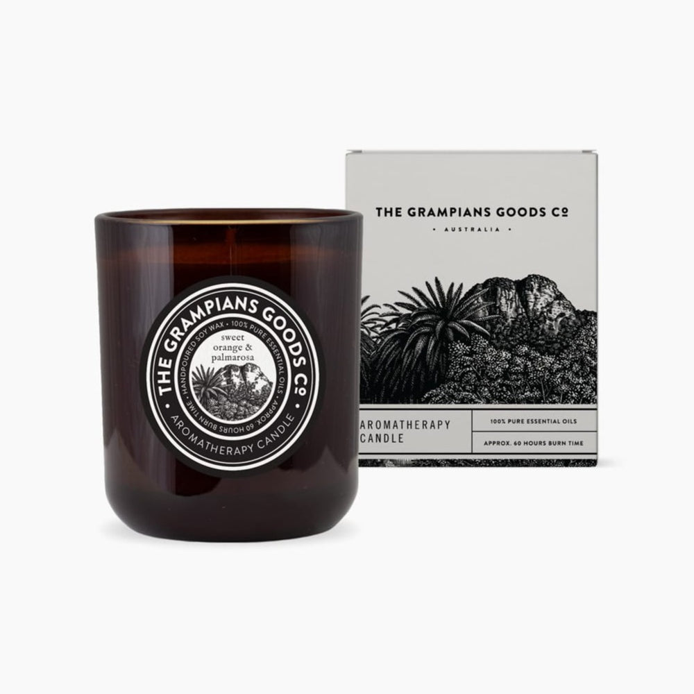 Aromatherapy Candle | Large | Sweet Orange & Palmarosa