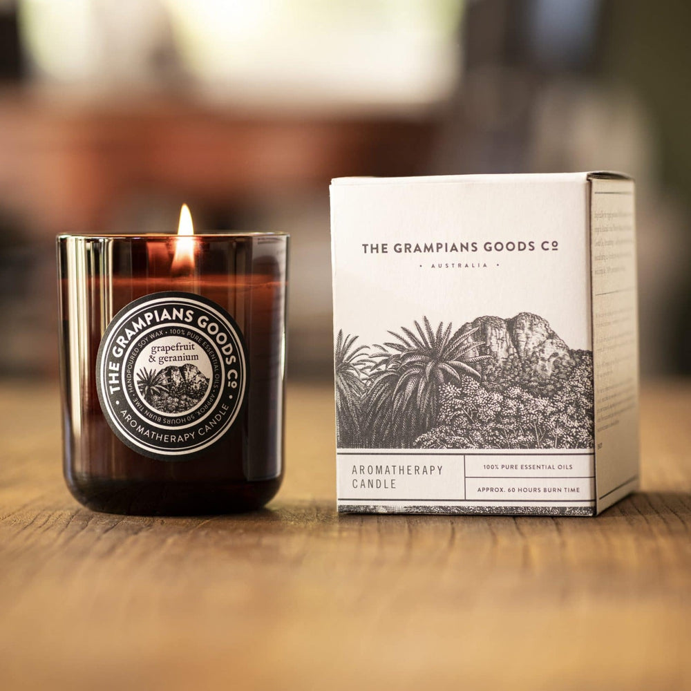 Aromatherapy Candle | Large | Grapefruit & Geranium