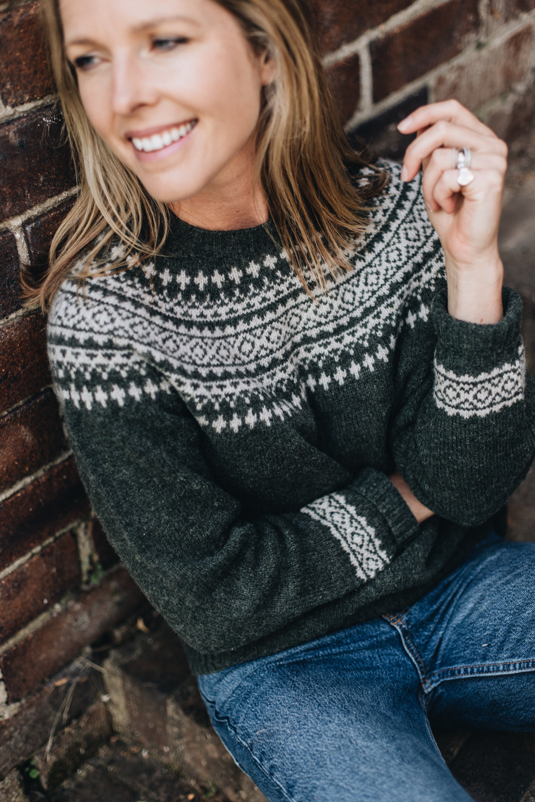 Fair isle hot sale pullover sweater