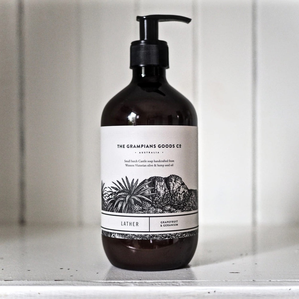 Grampians Grown | Lather | Grapefruit & Geranium 500ml